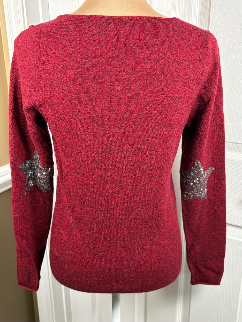 ZADIG &‎ VOLTAIRE WOOL SWEATER WITH SEQUIN EMBELLISHMENT SIZE
SMALL - Picture 4 of 11